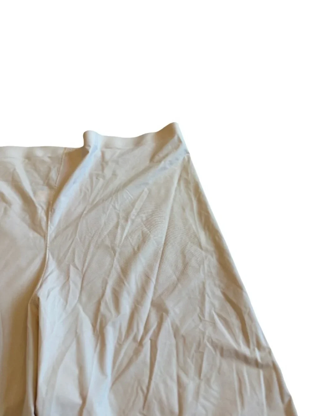 Spanx High-Waisted Shaping Shorts Mid-Thigh Slimming Under Beige Size XL Women's